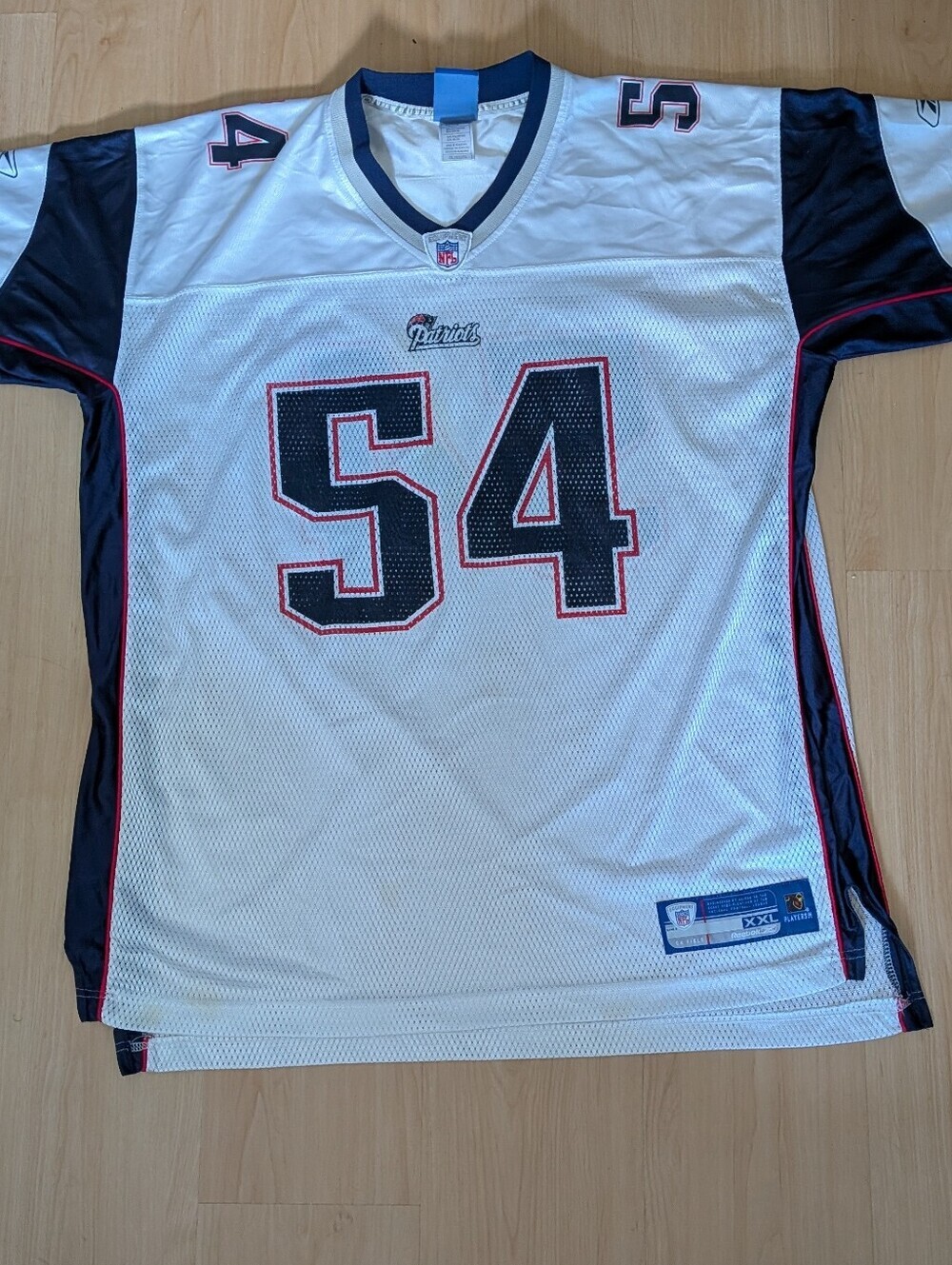 Reebok Tedy Bruschi #54 New England Patriots NFL Jersey Men's XXL